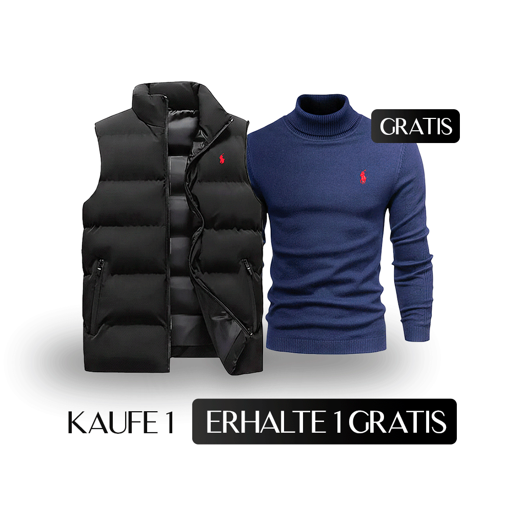Kaufe 1 Weste, erhalte 1 Pullover gratis – doppelter Stil, ohne zusätzliche Kosten